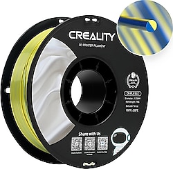 Creality CR-SILK PLA 1.75 mm 1 kg Sarı-Mavi Filament