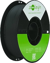 Creality Soleyin Ultra PLA 1.75 mm 1 kg Mat Siyah Filament