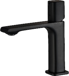 Creavit Alfa AL1500S Siyah Lavabo Bataryası