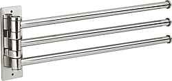 Creavit HT30443 Üçlü Paslanmaz Krom Havluluk