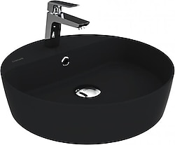 Creavit Loop LP146 45 cm Mat Siyah Çanak Lavabo