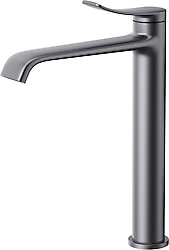 Creavit LU6500GR Lua Uzun Metalik Gri Lavabo Bataryası
