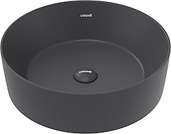 Creavit Nice NC045 45 cm Tezgah Üstü Antrasit Lavabo