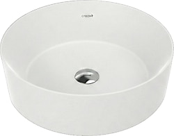 Creavit Nice NC045 45 cm Tezgah Üstü Beyaz Lavabo