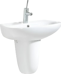 Creavit Pitta PA055 45x55 cm Yarım Ayak Lavabo