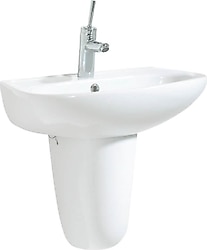 Creavit Sedef SD055 Yarım Ayak Lavabo