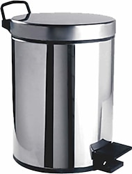 Creavit ST16605 5 lt Pedallı Krom Banyo Çöp Kovası