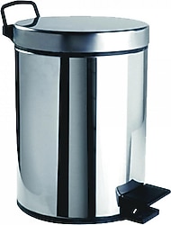 Creavit ST16612 12 lt Pedallı Krom Banyo Çöp Kovası