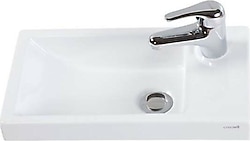 Creavit TP025 Elmas 25x45 cm Beyaz Dolap Üstü Lavabo