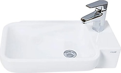 Creavit TP027 Elmas 33x53 cm Tezgah Üstü Çanak Lavabo