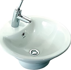Creavit TP241 46 cm Tezgah Üstü Çanak Lavabo
