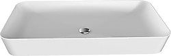 Creavit UL080 Ultra Tezgah Üstü 80 cm Beyaz Lavabo