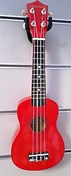 Cremonia AU01L-21RD Kırmızı Soprano Ukulele