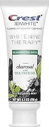 Crest 3D White Whitening Therapy Charcoal With Tea Tree Oil Diş Macunu 116 gr