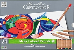 Cretacolor 29024 Mega Color Kalın 24'lü Kuru Boya Seti