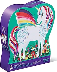 Crocodile Creek Dekoratif Puzzle Unicorn 36 Parça