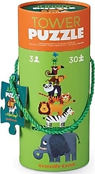 Crocodile Creek Dev Kule Puzzle Orman 30 Parça
