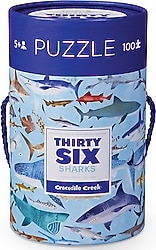 Crocodile Creek Puzzle Köpek Balıkları 100 Parça
