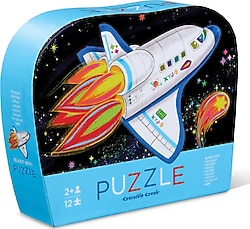 Crocodile Creek Mini Puzzle Roket 12 Parça