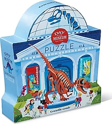 Crocodile Creek Puzzle Müzede Bir Gün Dinozor 48 Parça