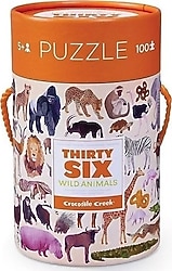 Crocodile Creek Puzzle Vahşi Hayvanlar 100 Parça