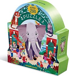 Crocodile Creek Puzzle Müzede Bir Gün Hayvanat Bahçesi 48 Parça