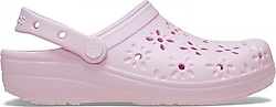 Crocs Classic Floral Cut Out Clog 210927-6ZW Pembe Terlik