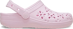 Crocs Classic Floral Cut Out Clog K 210943-6ZW Pembe Çocuk Terlik