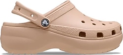 Crocs Classic Platform Clog 206750-7AF Koyu Bej Kadın Terlik