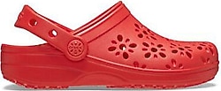 Crocs Floral Cut Clog T 210944-6ZR Kırmızı Bebek Terlik
