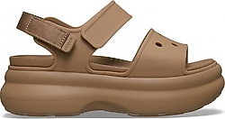 Crocs Soho Y-Strap Sandal 211755-2EY Kahverengi Kadın Sandalet