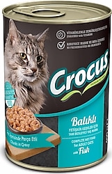 Crocus Balıklı 400 gr Yetişkin Konserve Kedi Maması