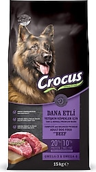 Crocus Biftekli Pirinçli 15 kg Yetişkin Köpek Maması