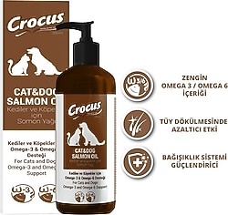 Crocus 200 ml Köpek ve Kediler için Somon Yağı