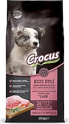 Crocus Kuzu Etli Pirinçli 15 kg Yavru Köpek Maması