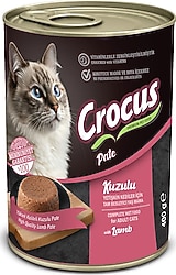 Crocus Pate Kuzu Etli 400 gr Yetişkin Konserve Kedi Maması