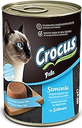 Crocus Pate Somonlu 400 gr Yetişkin Konserve Kedi Maması