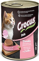 Crocus Pate Tavuklu 400 gr Yavru Konserve Kedi Maması