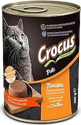 Crocus Pate Tavuklu 400 gr Yetişkin Konserve Kedi Maması
