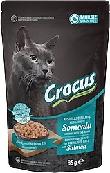 Crocus Jöleli Tahılsız Somonlu 85 gr Kısırlaştırılmış Yetişkin Kedi Yaş Maması