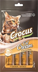 Crocus Tavuklu 4x15 gr Krema Kedi Ödül Maması