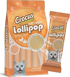 Crocus Tavuklu ve Balkabaklı 10x1.4 gr Kedi Lolipopu