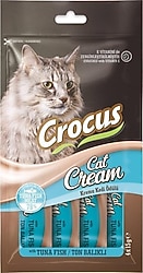 Crocus Ton Balıklı 4x15 gr Krema Kedi Ödül Maması