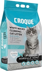 Croque Fresh Marsilya Sabunu Kokulu 10 lt Bentonit Kedi Kumu
