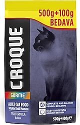 Croque Gurme Balıklı 600 gr Yetişkin Kedi Maması