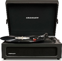 Crosley Voyager Vintage Siyah Çantalı Retro Pikap