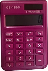 CSL CS-118-P Pembe 8 Haneli Hesap Makinesi
