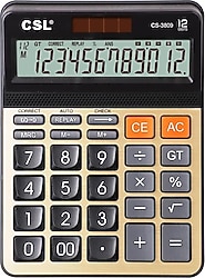 CSL CS-3809 12 Haneli Masa Tipi Hesap Makinesi
