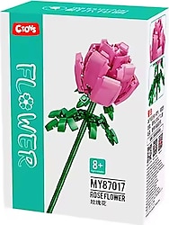 Ctoys Flower Pembe Gül MY87017 106 Parça Blok Oyuncak