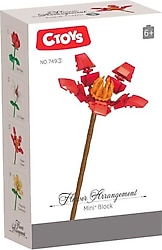 Ctoys Flower Mini Aranjman Kapok Flower 177 Parça Blok Oyuncak